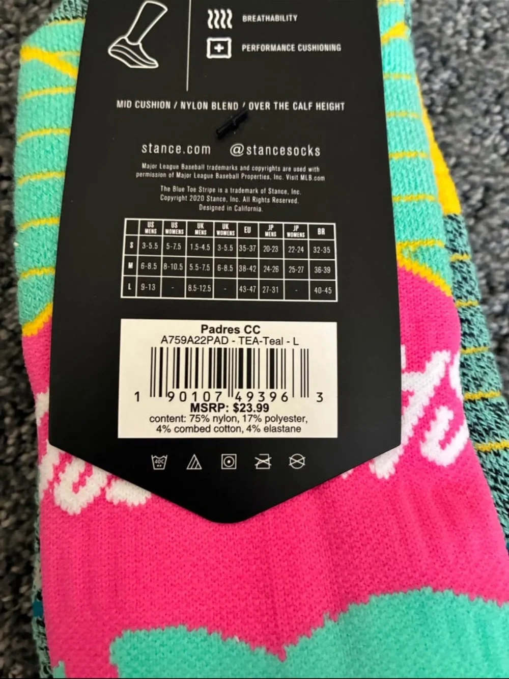 Stance Socks x San Diego Padres